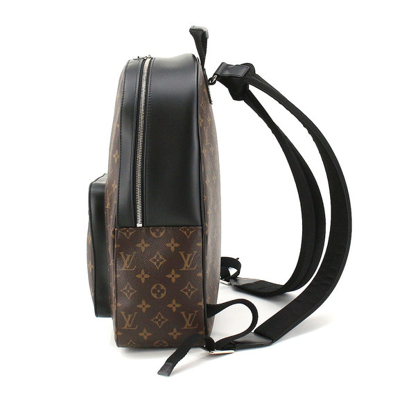 Louis Vuitton Monogram Macassar Josh Backpack Rucksack Brown Black - Picture 3 of 7